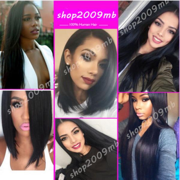 8A 1 Bundle 100% Remy Virgin Brazilian Human Hair Extensions Weft Straight Hair #5 image