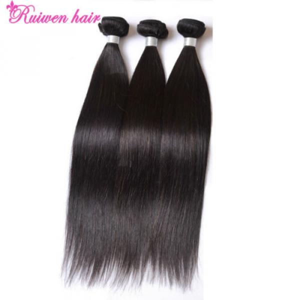 Virgin Brazilian Hair Extensions 3 Bundles 150g Human Hair Weave 8A Unprocessed #4 image