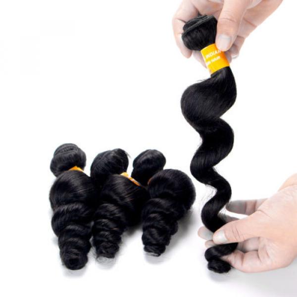 Virgin Brazilian Hair Weave 200g/ 4 Bundles Loose Wave Human Hair Extensions #3 image