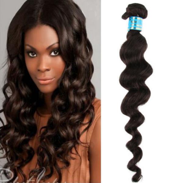 50g/Bundle 7A Brazilian Loose Wave Virgin Human Hair Weft 100% Unprocessed Hair #1 image