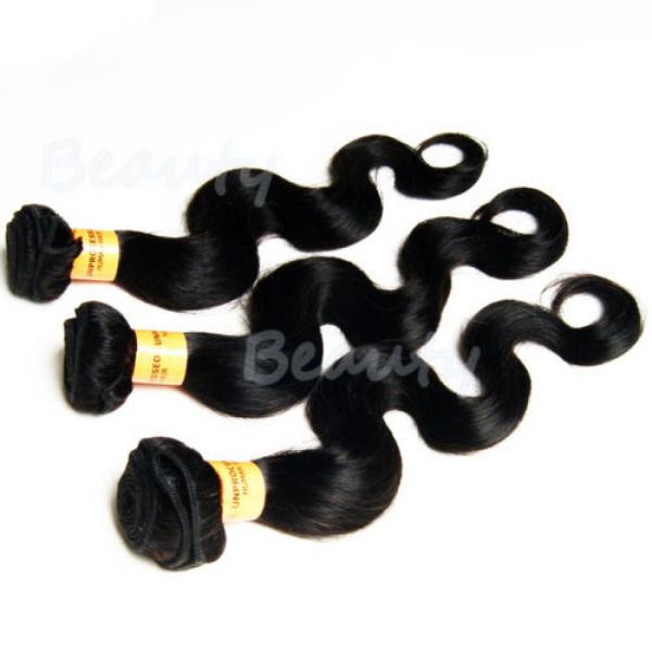 Brazilian 7A Virgin Human Hair 100% Unprocessed Body Wave Hair 3 Bundles/300g #2 image