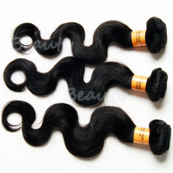 Brazilian 7A Virgin Human Hair 100% Unprocessed Body Wave Hair 3 Bundles/300g #4 image