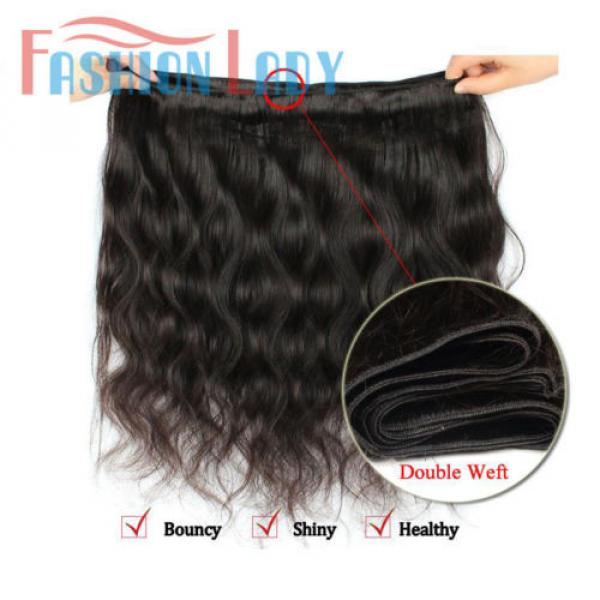 7A 3bundles/150g Brazilian Body Wave Human Hair Extension Virgin Remy Hair Weft #4 image