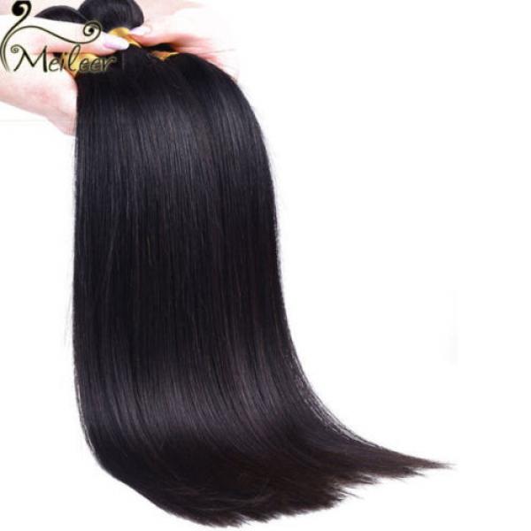 100% Virgin Brazilian Hair Remy Human Hair Weft Weave 3bundle 150g lot Extension #4 image