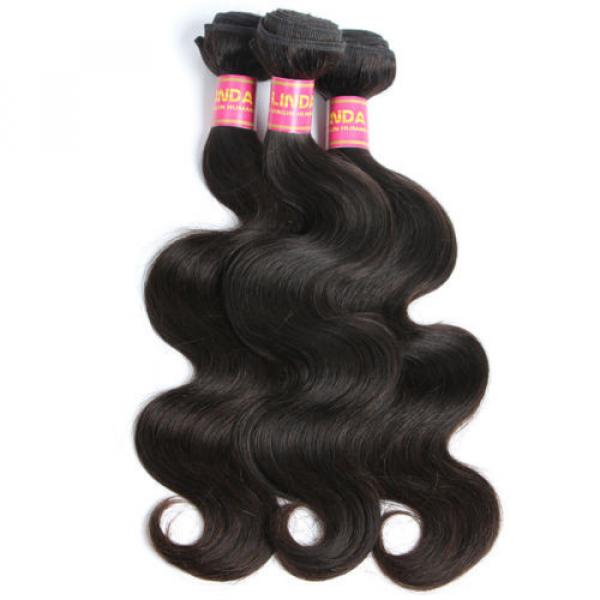 Brazilian Virgin Body Wave Weave Weft 100% Human Hair Body Wavy 3 Bundles/150g #2 image