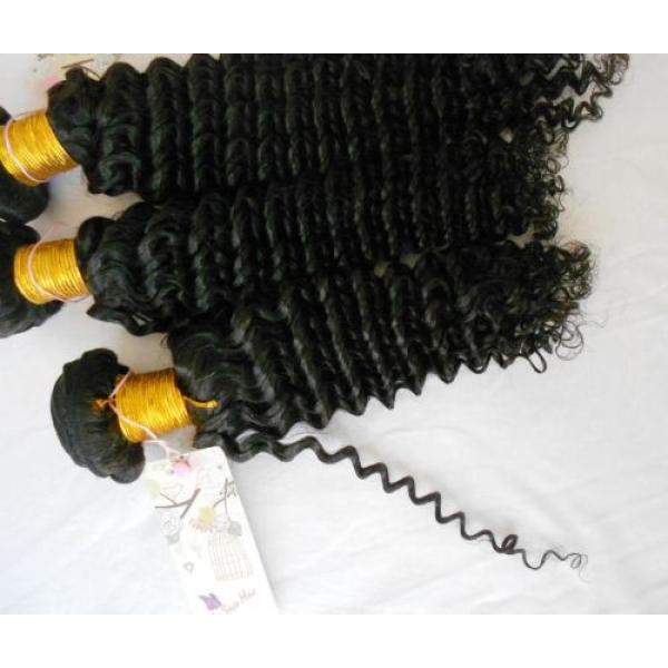 Brazilian Virgin Hair Afro Curl Hair Extension Soft Hair Weft 1 Bundle 100g #2 image