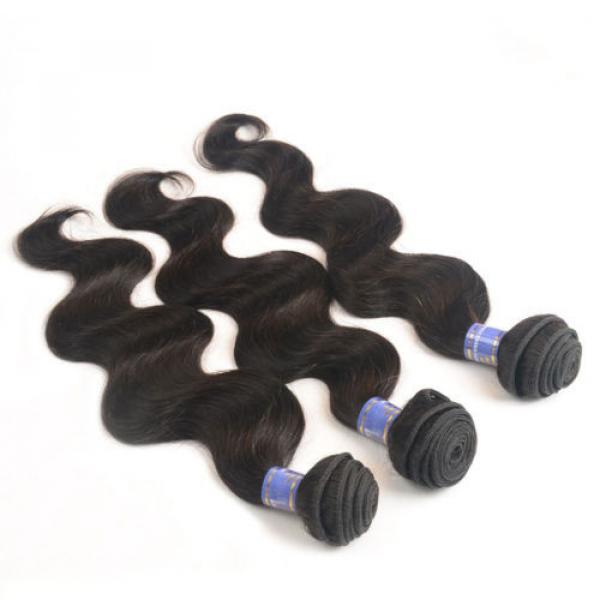 Brazilian Virgin Body Wave Weave Weft 100% Human Hair Wavy 3 Bundles/150g total #5 image