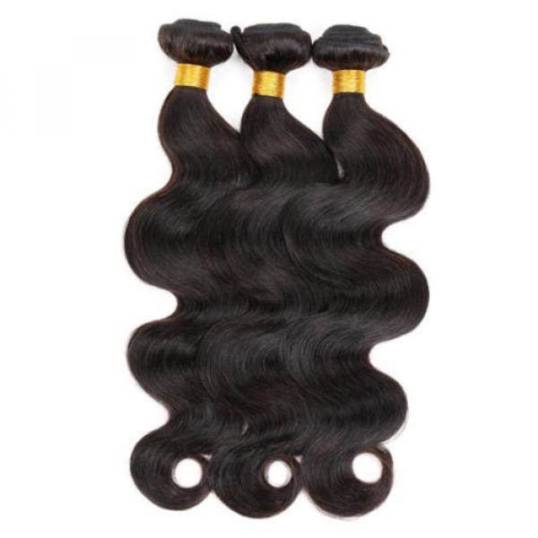 Brazilian Virgin Hair Body Wave 4 Bundles Cheap 7A Human Hair Weave Cheap 200g #2 image