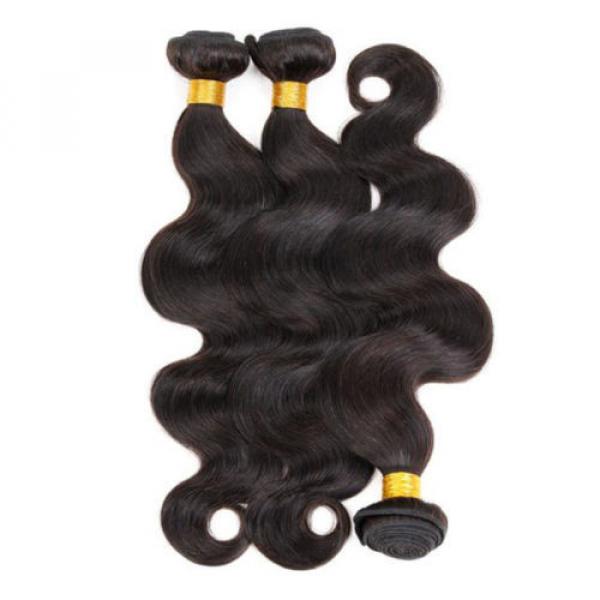 Brazilian Virgin Hair Body Wave 4 Bundles Cheap 7A Human Hair Weave Cheap 200g #3 image