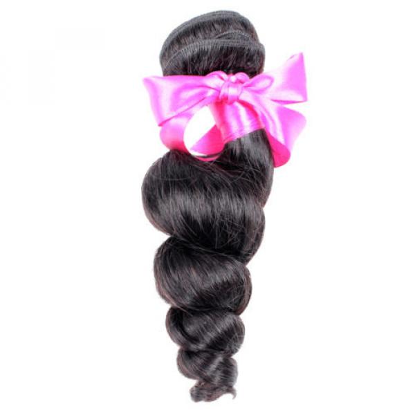300g Bundle Loose Weave Unprocessed Brazilian Virgin Human Hair Extension Weft #5 image