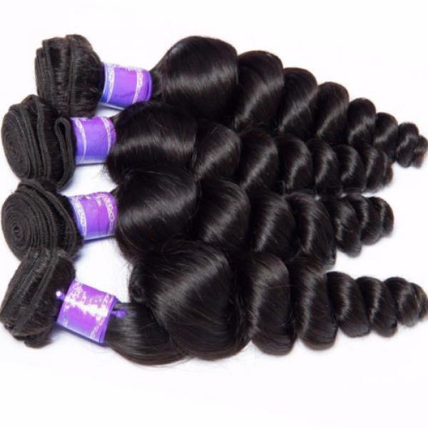 Virgin Brazilian Hair Weave 150g/3Bundles Loose Wave 100% Human Hair Extensions #2 image
