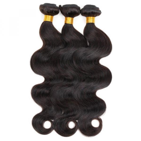 100% Brazilian virgin remy hair weave body wave 14&#034; 100g #2 image
