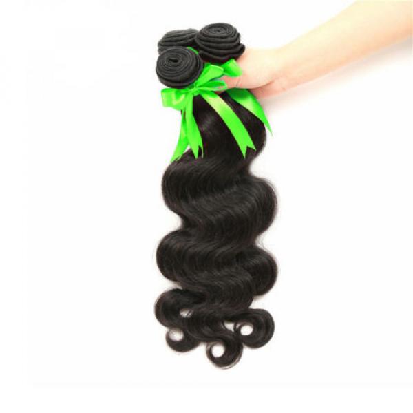 Brazilian Virgin Body Wave Weave Weft 100% Human Hair Wavy 1 Bundles/ 50g total #4 image