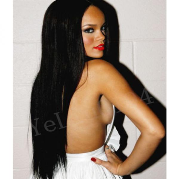 One Bundles 50g Unprocessed Virgin Brazilian Human Straight Hair Weave Extension #2 image