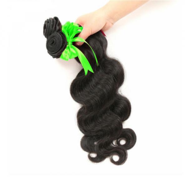 Brazilian Virgin Hair Body Wave 3 Bundles Cheap 7A Human Hair Weave Cheap 150g #4 image