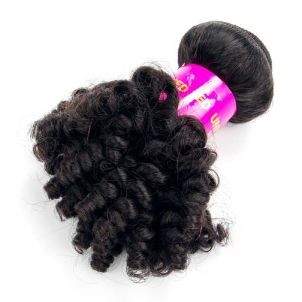 1Bundle Virgin Afro Kinky Curly Human Hair Extensions Unprocessed Brazilian Hair #2 image