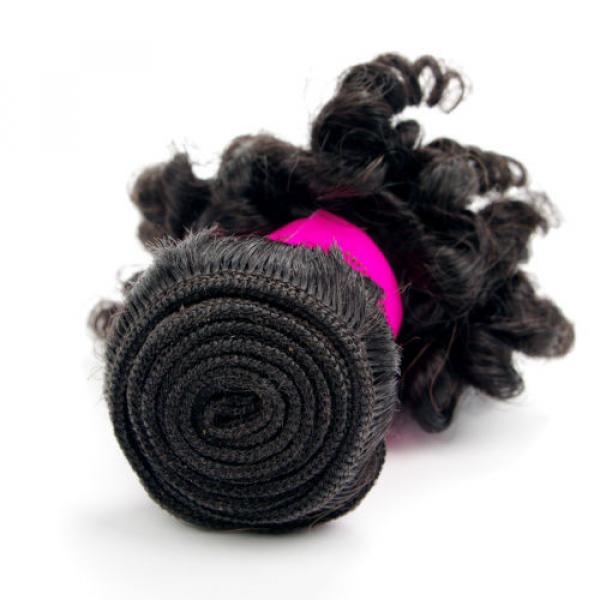 1Bundle Virgin Afro Kinky Curly Human Hair Extensions Unprocessed Brazilian Hair #4 image