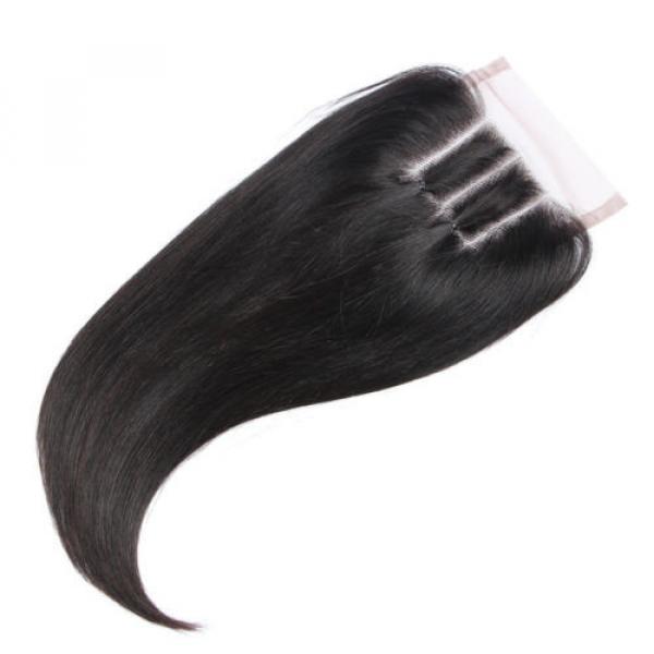 Top Quality Brazilian Straight Human Hair Lace Closure Brazilian Virgin Hair #4 image