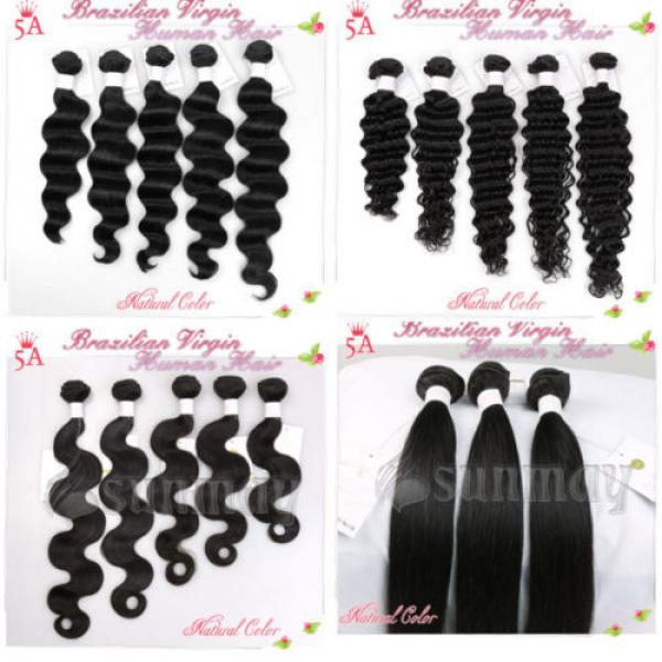 Virgin Brazilian Remy Human Hair Extensions Wefts Unprocessed Real Human Hair #1 image