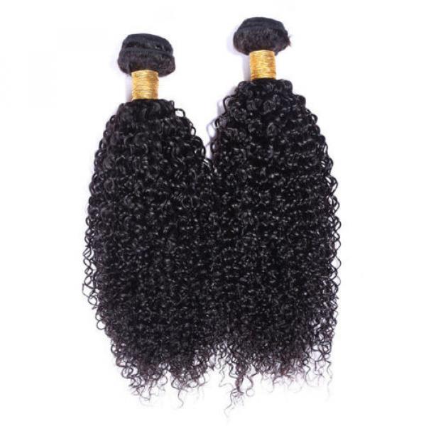 Cheap and Top quality   Brazilian virgin curly wave human hair extension 50g/pc #3 image