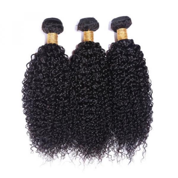 Cheap and Top quality   Brazilian virgin curly wave human hair extension 50g/pc #4 image
