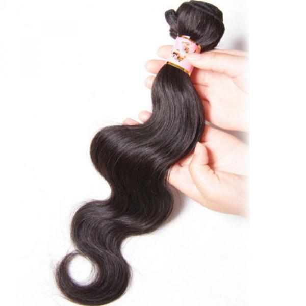 Brazilian 7A Body Wave Virgin Human Hair Extension 100% Unprocessed 100g/Bundle #5 image