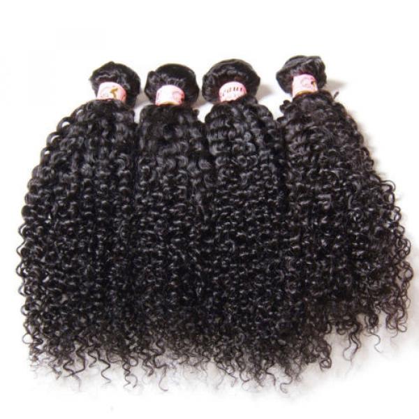 Brazilian 7A Kinky Curly Virgin Hair Human Hair Extensions 200g/4 Bundles #3 image