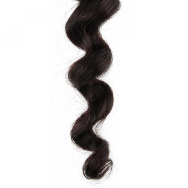 7A Brazilian Loose Wave Virgin Human Hair Weaves Unprocessed Hairs 100g/Bundle #5 image