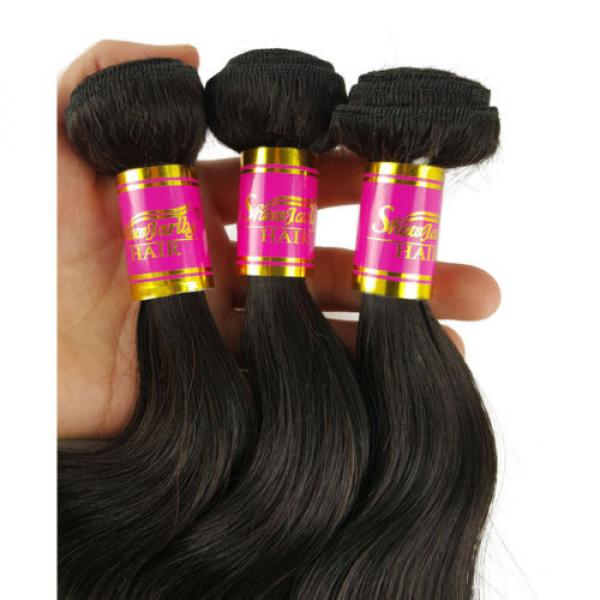 8A 4*4 Body Wave Lace Closure With Brazilian Virgin Hair Bundles 3 Bundles 150g #2 image