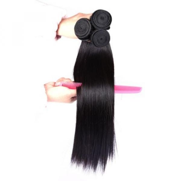 100% Unprocessed Malaysian Brazilian Peruvian Virgin Human Hair 7A 3 bundle/300g #5 image