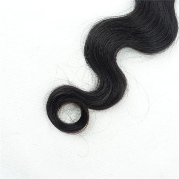 virgin brazilian 100% human remy unprocessed hair weft weave body wave bundle #3 image