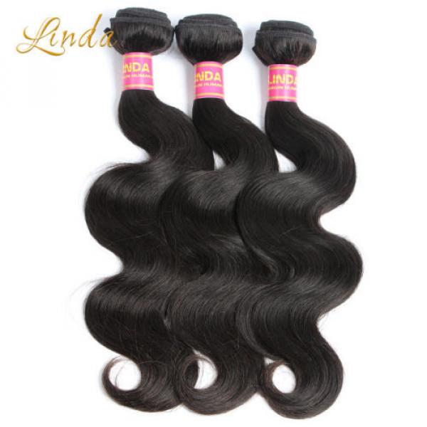 Mink Brazilian Virgin Hair Body Wave 3pcs/150g18+18+20 Human Hair Weave Bundles #2 image