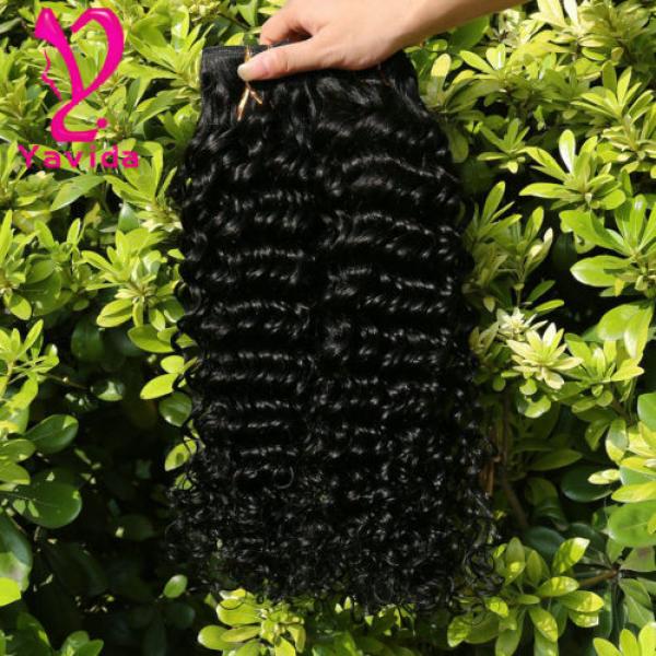 Good Cheap Brazilian Deep Wave Virgin Human Hair Weave Curly Hair 300g/3Bundles #2 image
