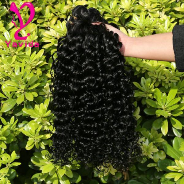 Good Cheap Brazilian Deep Wave Virgin Human Hair Weave Curly Hair 300g/3Bundles #3 image