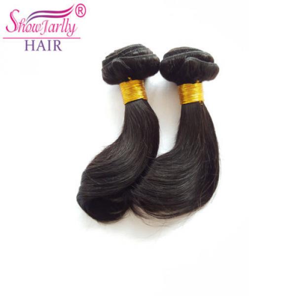 Thick 2 Bundles 100g 8&#034; 100% Brazilian Body Wave Virgin Hair Weft 100g Full Head #4 image