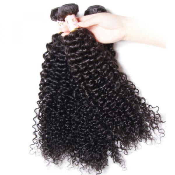 Brazilian 7A Curly Virgin Human Hair Weave 100% Unprocessed Hair 3 Bundles/300g #5 image