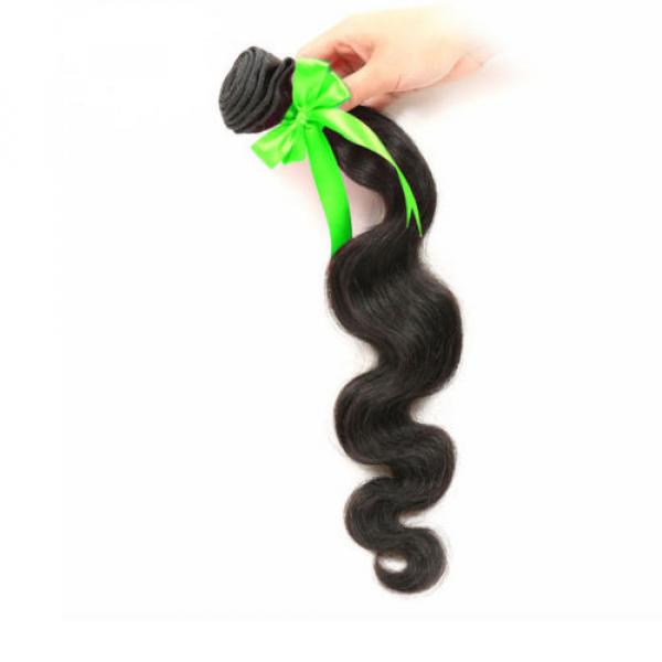 Brazilian Virgin Body Wave Weave Weft 100% Human Hair Wavy 3 Bundles/150g #4 image
