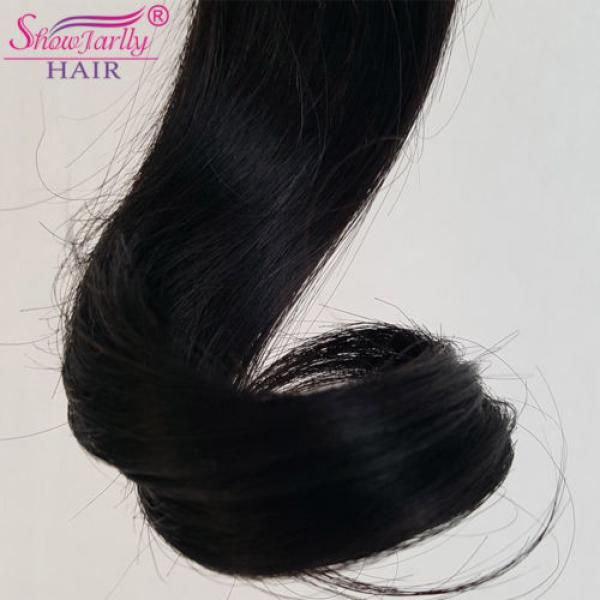 10&#034; Brazilian Body Wave Virgin Hair Weft Bobo Short Hair Hair Bundles 50g 7A #2 image