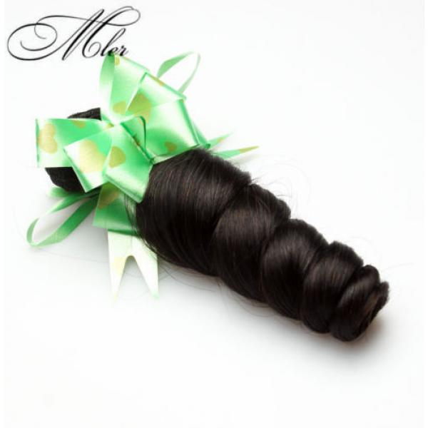 1 bundles Brazilian Virgin Remy hair Loose Wave Human Hair Weave Extensions 50g #3 image