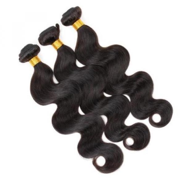 Unprocessed 3 Bundles 150g 6A Virgin Brazilian Human Remy Hair Weave Body Wave #2 image