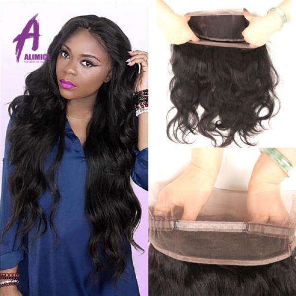 360 Lace Frontal Closure Brazilian Virgin Hair Human hair Extensions Body Wave #1 image