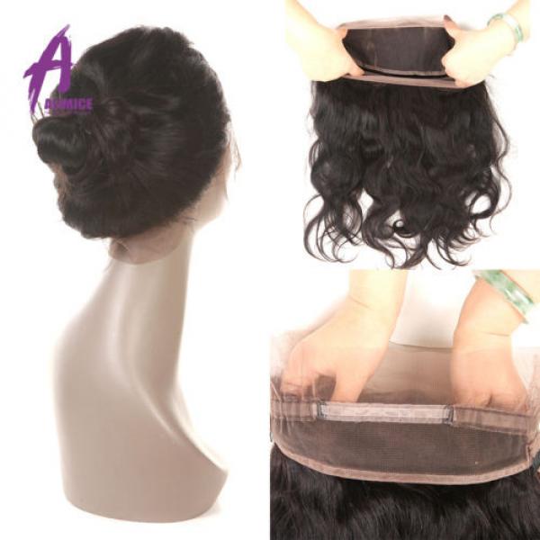 360 Lace Frontal Closure Brazilian Virgin Hair Human hair Extensions Body Wave #4 image