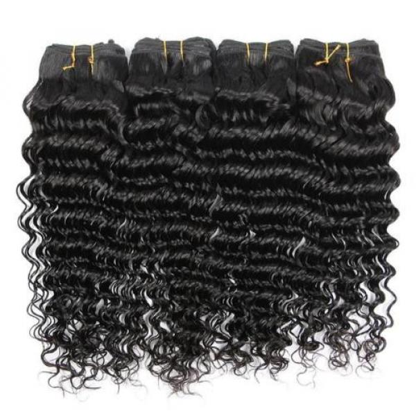 4 bundles Brazilian Virgin Remy Hair deep wave Human Hair Weave Extensions #2 image