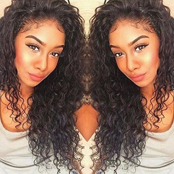 300g/3 Bundles 7A Brazilian Virgin Deep Wave Wavy Curly Human Hair Extensions #1 image