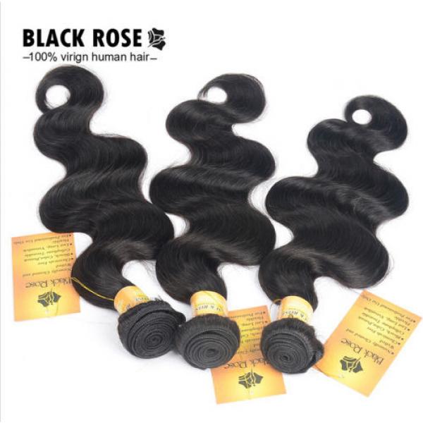 50g Bundle Brazilian Body Wave 100% Virgin Human hair Remy Weave Weft Extensions #4 image