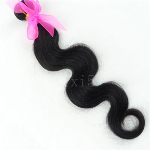 Brazilian virgin human hair unprocessed remy weft weave body wave 1 bundle 12&#039;&#039; #2 image