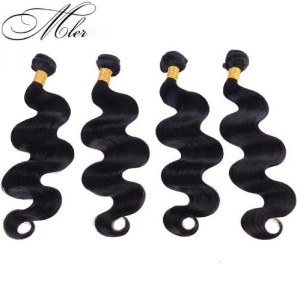 3Bundles Weave 150g Unprocessed Virgin Brazilian Hair Extensions Body Wave #3 image
