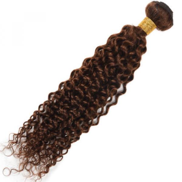 10-20&#034;100% Virgin Brazilian Weft Kinky Curl Human Hair Extensions 3 Bundles/300g #5 image