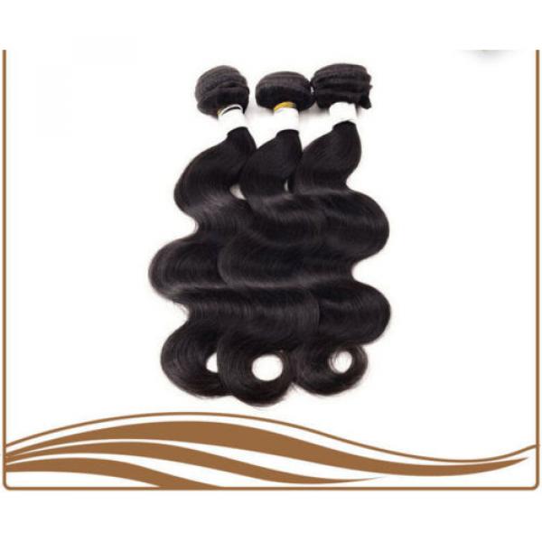3 Bundles/150g Virgin Brazilian Human Hair Extensions Body Wave Hair Weave weft #3 image