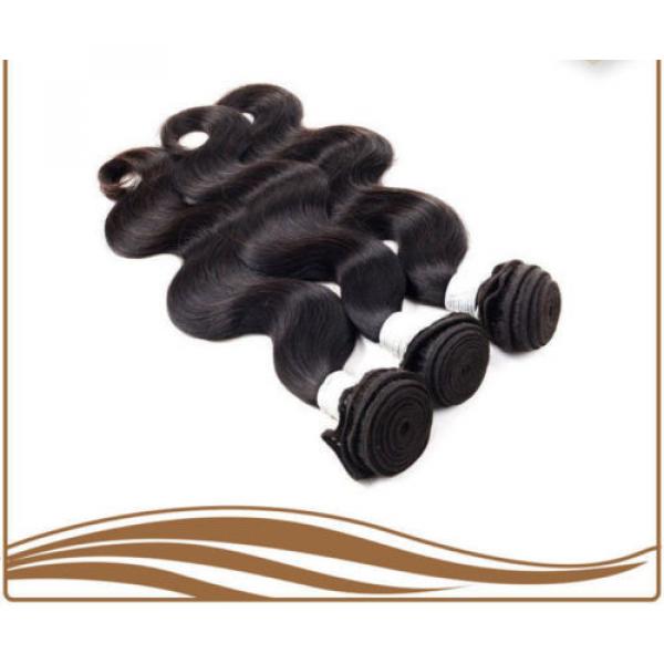 3 Bundles/150g Virgin Brazilian Human Hair Extensions Body Wave Hair Weave weft #5 image